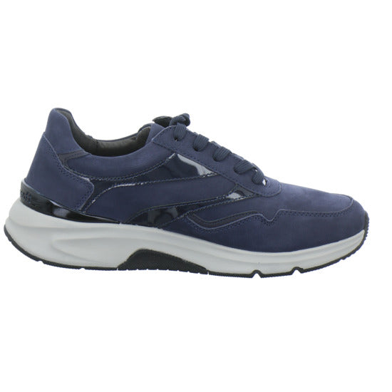 Gabor Comfort Rolling Soft Schnürhalbschuhe Dunkelblau - 360° Ansicht