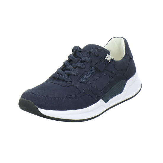 Gabor Comfort Rolling Soft Schnürhalbschuhe Dunkelblau - 360° Ansicht