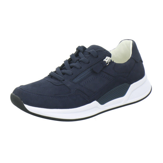 Gabor Comfort Rolling Soft Schnürhalbschuhe Dunkelblau - 360° Ansicht
