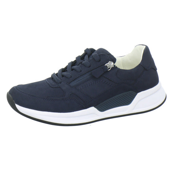 Gabor Comfort Rolling Soft Schnürhalbschuhe Dunkelblau - 360° Ansicht