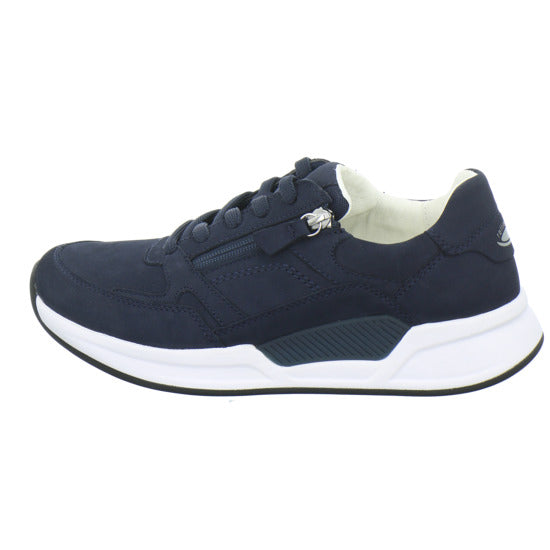Gabor Comfort Rolling Soft Schnürhalbschuhe Dunkelblau - 360° Ansicht