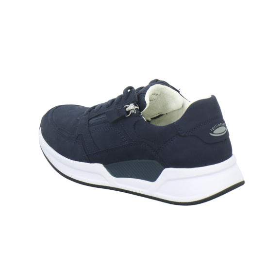 Gabor Comfort Rolling Soft Schnürhalbschuhe Dunkelblau - 360° Ansicht