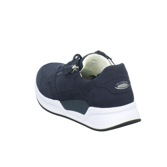 Gabor Comfort Rolling Soft Schnürhalbschuhe Dunkelblau - 360° Ansicht