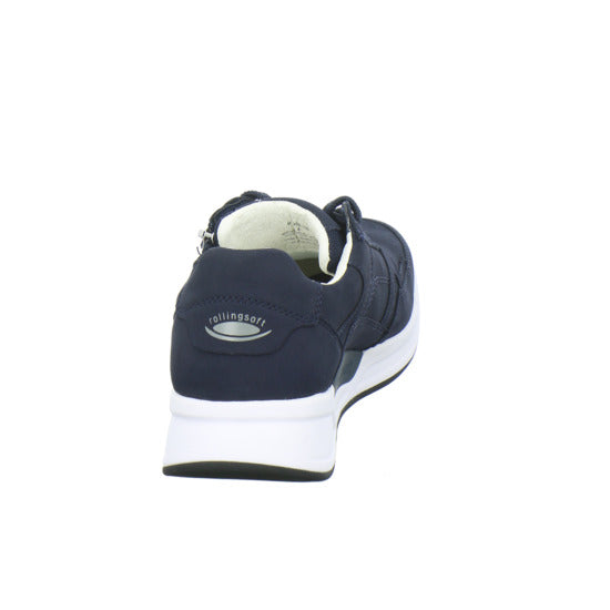 Gabor Comfort Rolling Soft Schnürhalbschuhe Dunkelblau - 360° Ansicht
