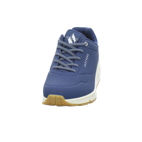 Skechers UNO SHIMMER AWAY Schnürhalbschuhe Dunkelblau - 360° Ansicht