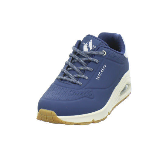 Skechers UNO SHIMMER AWAY Schnürhalbschuhe Dunkelblau - 360° Ansicht
