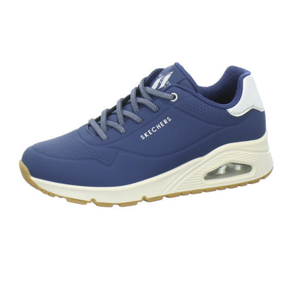 Skechers UNO SHIMMER AWAY Schnürhalbschuhe Dunkelblau - 360° Ansicht