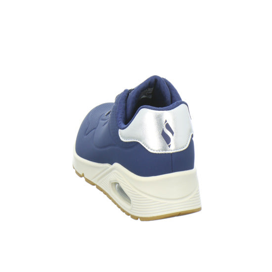 Skechers UNO SHIMMER AWAY Schnürhalbschuhe Dunkelblau - 360° Ansicht