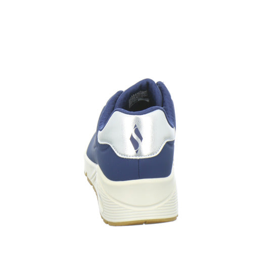 Skechers UNO SHIMMER AWAY Schnürhalbschuhe Dunkelblau - 360° Ansicht