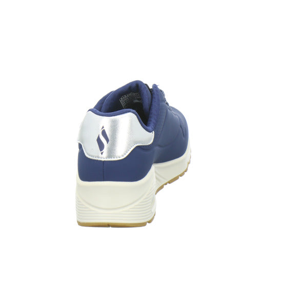 Skechers UNO SHIMMER AWAY Schnürhalbschuhe Dunkelblau - 360° Ansicht