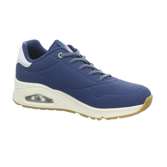 Skechers UNO SHIMMER AWAY Schnürhalbschuhe Dunkelblau - 360° Ansicht