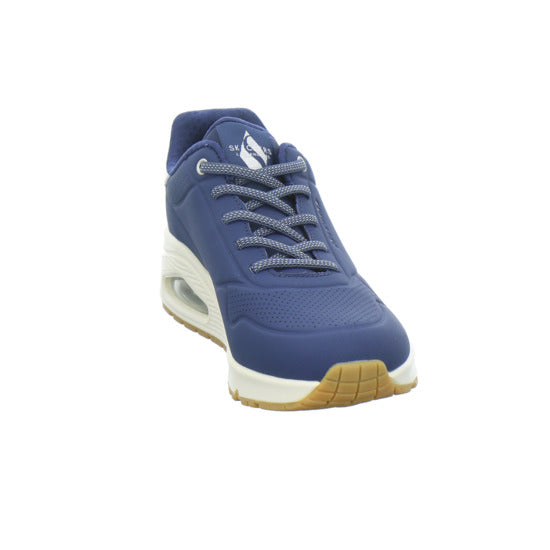 Skechers UNO SHIMMER AWAY Schnürhalbschuhe Dunkelblau - 360° Ansicht