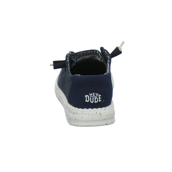 Hey Dude Wendy Stretch Socks Schnürhalbschuhe Dunkelblau - 360° Ansicht
