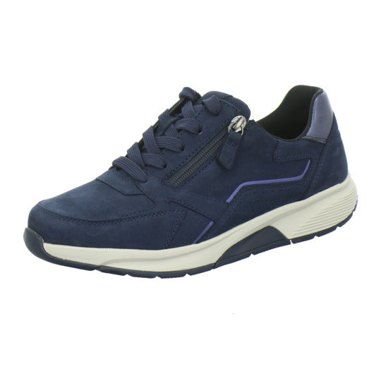 Gabor Comfort Rolling Soft Schnürhalbschuhe Dunkelblau