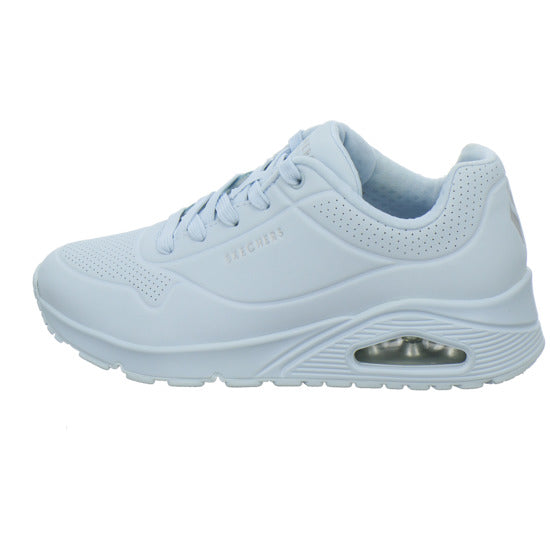 Skechers UNO Schnürhalbschuhe Hellblau - 360° Ansicht