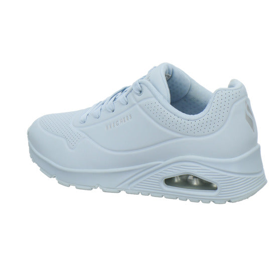 Skechers UNO Schnürhalbschuhe Hellblau - 360° Ansicht