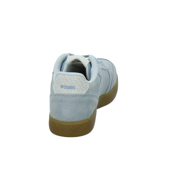 Woden Bjork Suede Schnürhalbschuhe Hellblau - 360° Ansicht