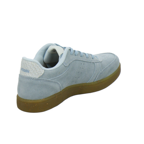 Woden Bjork Suede Schnürhalbschuhe Hellblau - 360° Ansicht