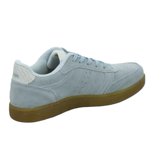 Woden Bjork Suede Schnürhalbschuhe Hellblau - 360° Ansicht