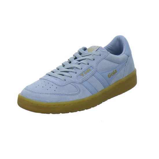 Gola Hawk Suede Schnürhalbschuhe Hellblau - 360° Ansicht