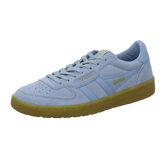 Gola Hawk Suede Schnürhalbschuhe Hellblau - 360° Ansicht