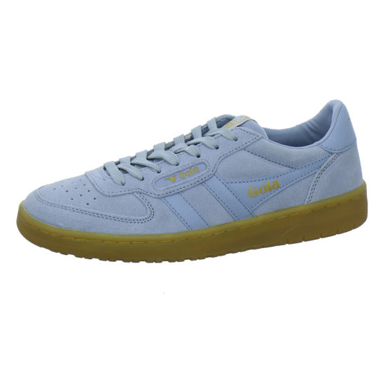 Gola Hawk Suede Schnürhalbschuhe Hellblau - 360° Ansicht
