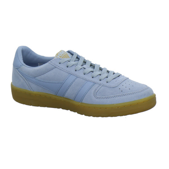 Gola Hawk Suede Schnürhalbschuhe Hellblau - 360° Ansicht