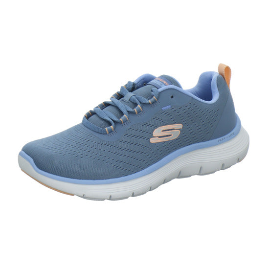 Skechers FLEX APPEAL Schnürhalbschuhe Hellblau - 360° Ansicht