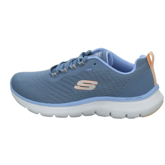 Skechers FLEX APPEAL Schnürhalbschuhe Hellblau - 360° Ansicht