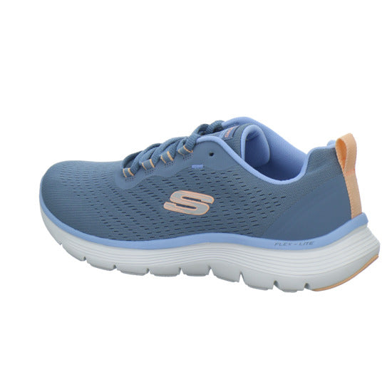 Skechers FLEX APPEAL Schnürhalbschuhe Hellblau - 360° Ansicht
