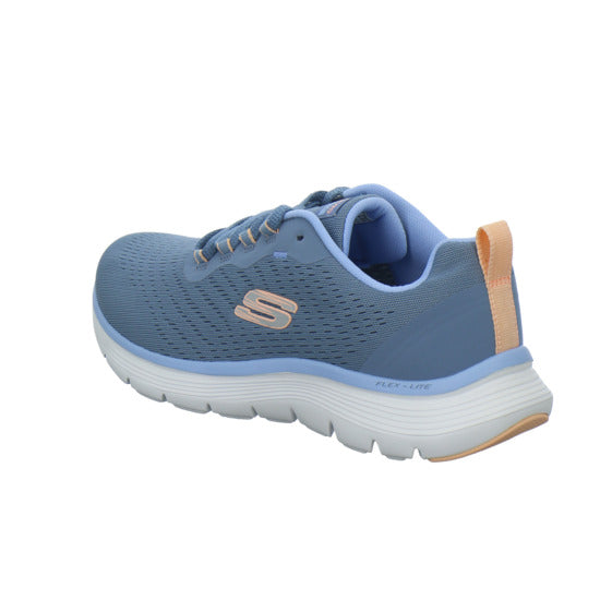Skechers FLEX APPEAL Schnürhalbschuhe Hellblau - 360° Ansicht