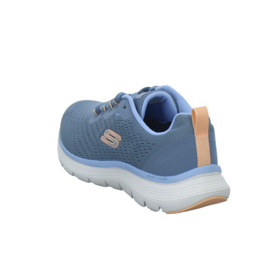 Skechers FLEX APPEAL Schnürhalbschuhe Hellblau - 360° Ansicht