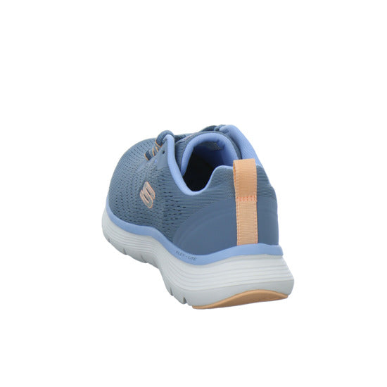 Skechers FLEX APPEAL Schnürhalbschuhe Hellblau - 360° Ansicht