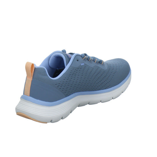 Skechers FLEX APPEAL Schnürhalbschuhe Hellblau - 360° Ansicht