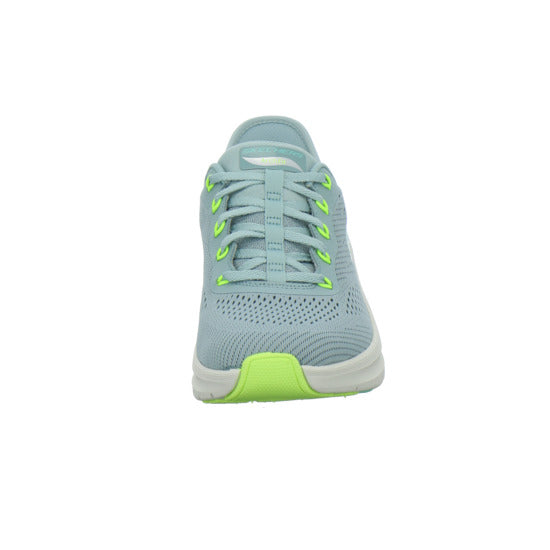 Skechers ARCH FIT SLIP INS Schnürhalbschuhe Hellblau - 360° Ansicht