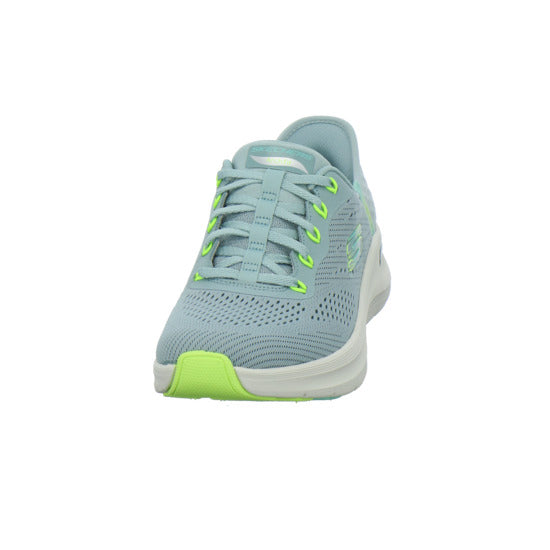 Skechers ARCH FIT SLIP INS Schnürhalbschuhe Hellblau - 360° Ansicht