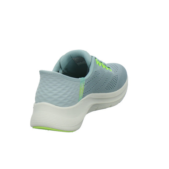 Skechers ARCH FIT SLIP INS Schnürhalbschuhe Hellblau - 360° Ansicht