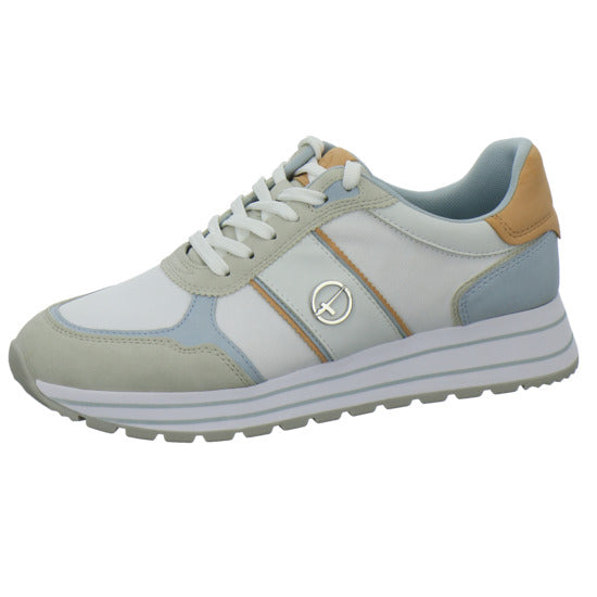 Tamaris Schnürhalbschuhe Hellblau - 360° Ansicht