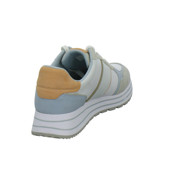 Tamaris Schnürhalbschuhe Hellblau - 360° Ansicht