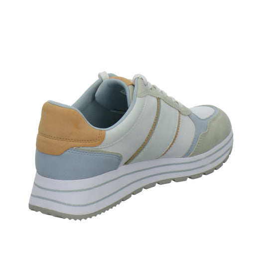 Tamaris Schnürhalbschuhe Hellblau - 360° Ansicht