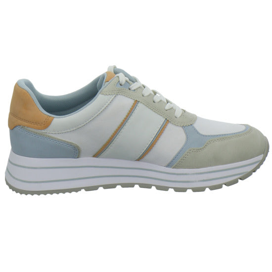 Tamaris Schnürhalbschuhe Hellblau - 360° Ansicht