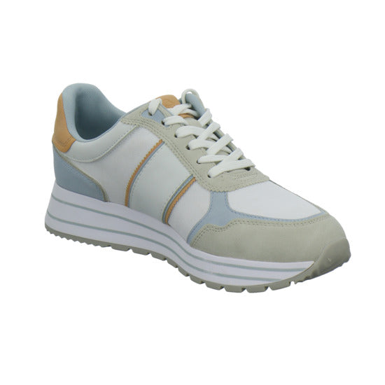 Tamaris Schnürhalbschuhe Hellblau - 360° Ansicht
