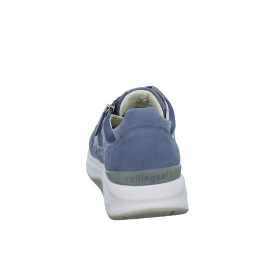 Gabor Comfort Rolling Soft Schnürhalbschuhe Hellblau - 360° Ansicht