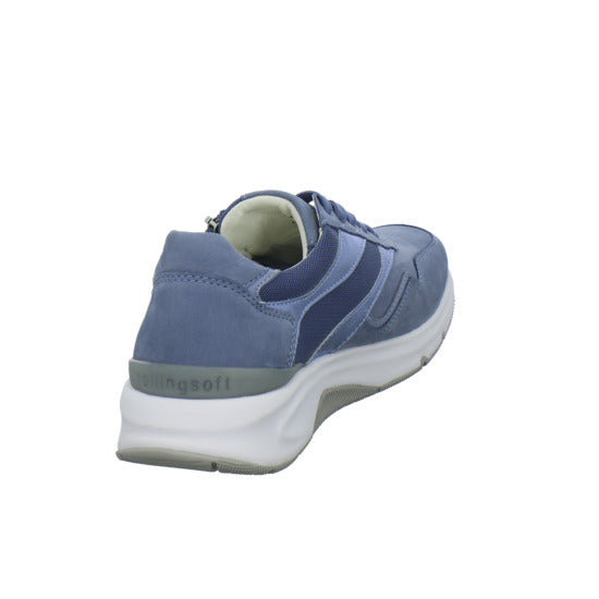 Gabor Comfort Rolling Soft Schnürhalbschuhe Hellblau - 360° Ansicht