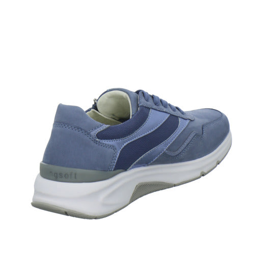 Gabor Comfort Rolling Soft Schnürhalbschuhe Hellblau - 360° Ansicht