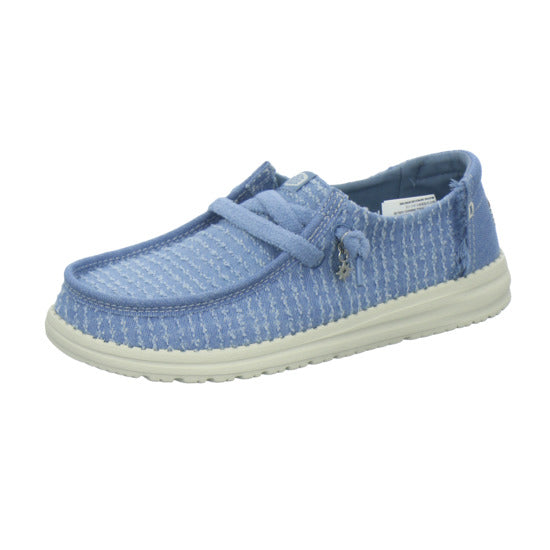 Hey Dude Sneaker Damen Wendy Frayed Hellblau