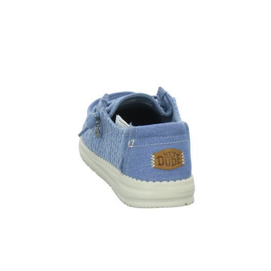 Hey Dude Sneaker Damen Wendy Frayed Hellblau