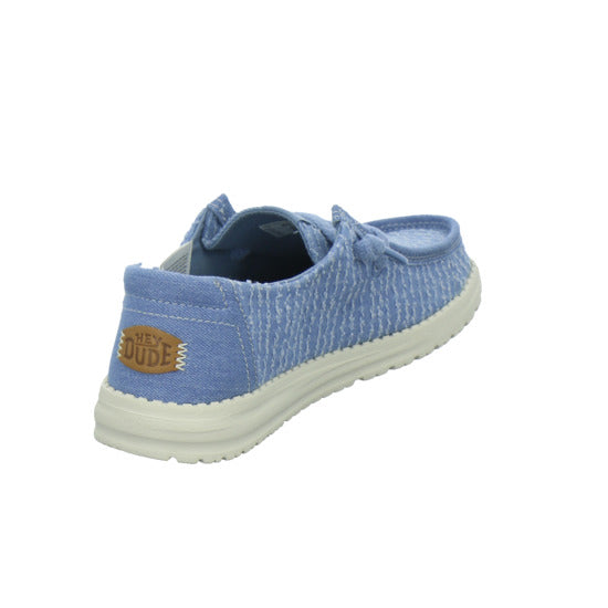 Hey Dude Sneaker Damen Wendy Frayed Hellblau