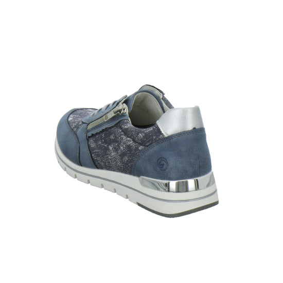 Remonte Schnürhalbschuhe Denim - 360° Ansicht