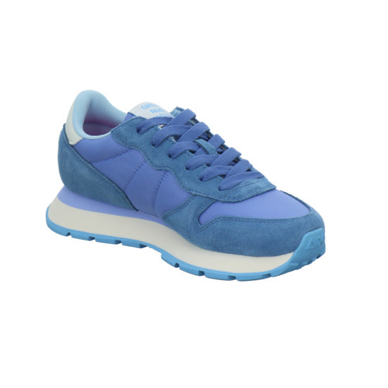 SUN68 Ally Solid Schnürhalbschuhe Denim - 360° Ansicht